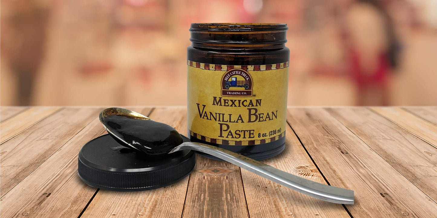 Blue Cattle Truck Trading Co. Gourmet Mexican Vanilla Bean Paste, 8 Ounce (Measured By Weight)