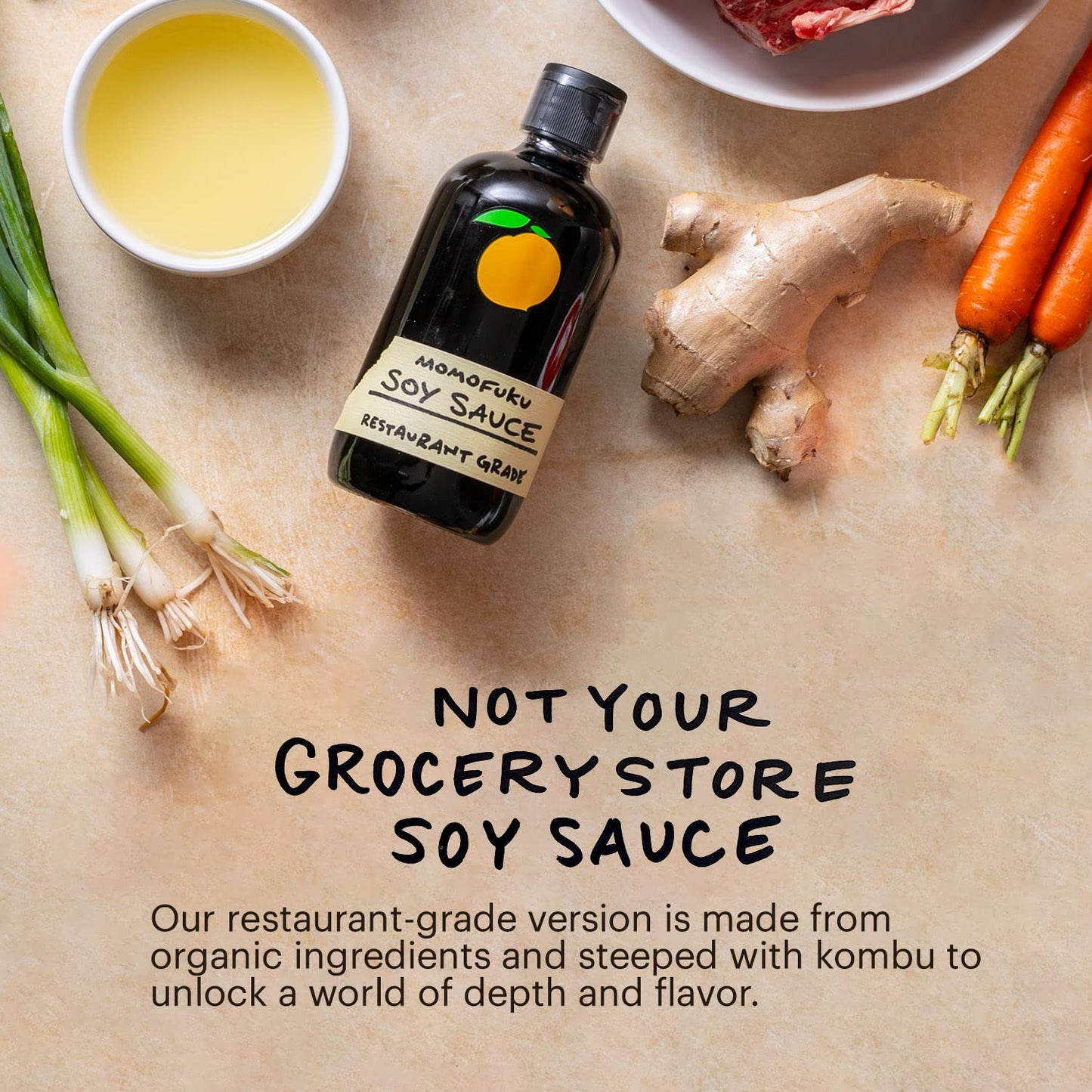 MOMOFUKU Soy Sauce, Organic Ingredients, Chef Made, 8 Fl Oz, Model 0850281006280