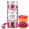 Dried Rose Buds Tea, Edible Roses Whole Flowers Loose Leaf Herbs, Premium Rose Herbal Beverages, Natural Healthy Fragrant, 2.8 O