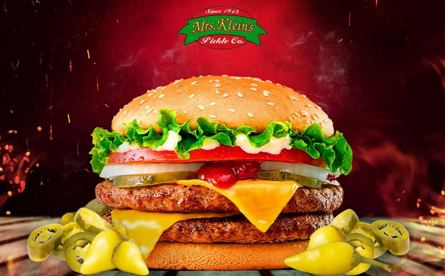 MRS KLEINS |YELLOW HOT CHILIES | Made with Natural Ingredients | Kosher, Low Carb, Gluten Free & Vegan |Chili Peppers 128 fl oz