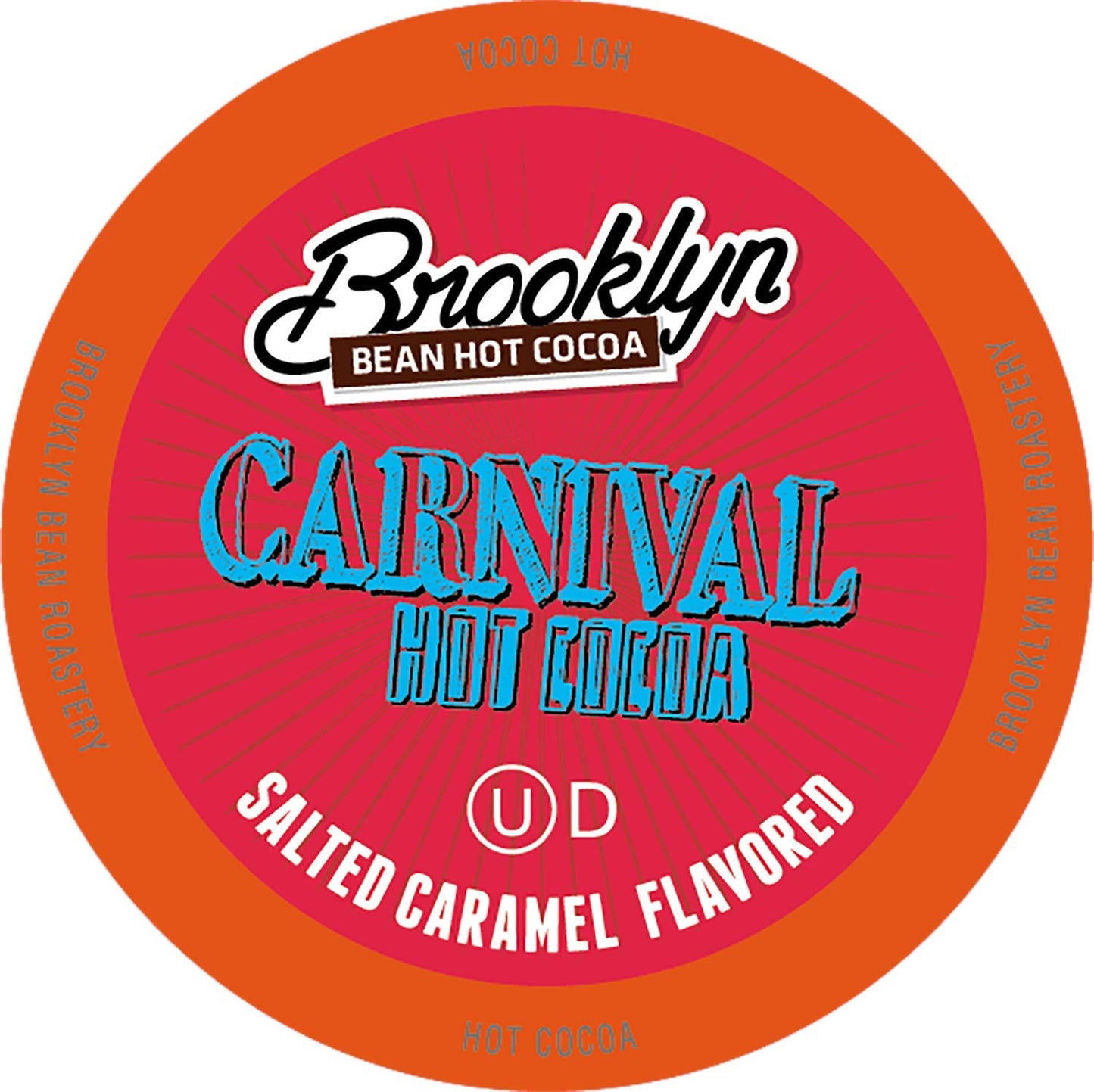 Brooklyn Beans Hot Cocoa Pods, Chocolate Salted Caramel, Compatible with K Cup Brewers, 40 Count, Model BB CV40