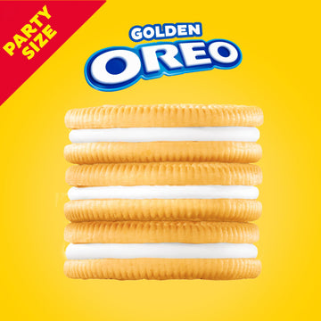 OREO Golden Sandwich Cookies, Party Size, 24.16 oz.