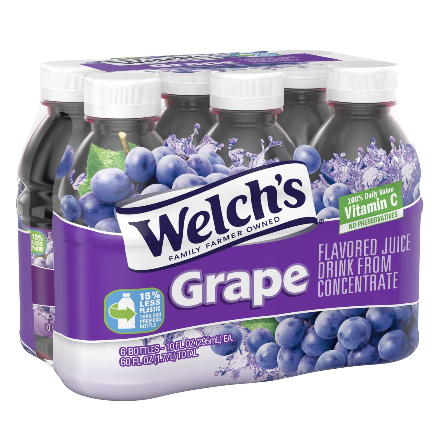 Welchs Grape Drink, 10 oz - Pk of 24
