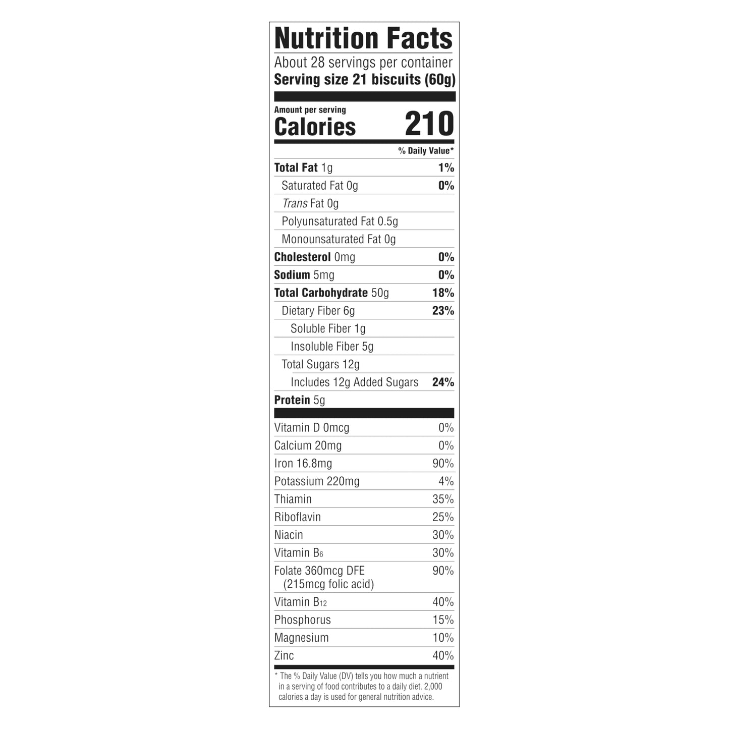 Malt-O-Meal Frosted Mini Spooners Shredded Wheat Cereal, 60 OZ Bag (Pack of 2)