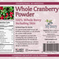 Unsweetened Cranberry Powder | No Additives | Grown in North America | 1g Natural Sugar Per Serving | Woman-Owned Small Business