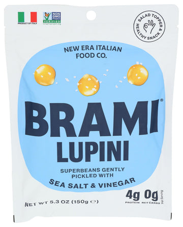 Brami Lupini Snack Bean Sea Salt, 5.3 oz