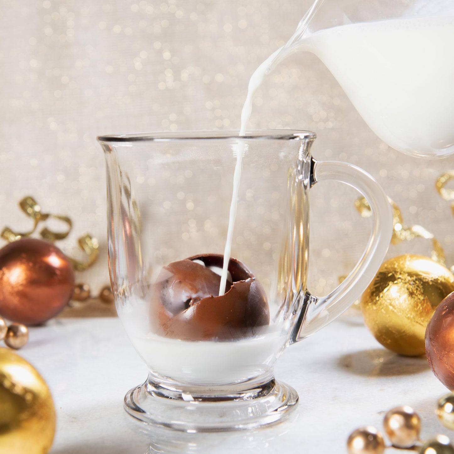 Thoughtfully Hot Chocolate  s, Fudge Brownie & Caramel, Filled with Marshmallows, 5 Count, Chocolate