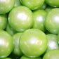 Bayside Candy 1'' Large Gumballs - Colored Gumball Collection - Gumball Machine - Shimmer Lime Green/Pearl Green Gumballs 1'' La