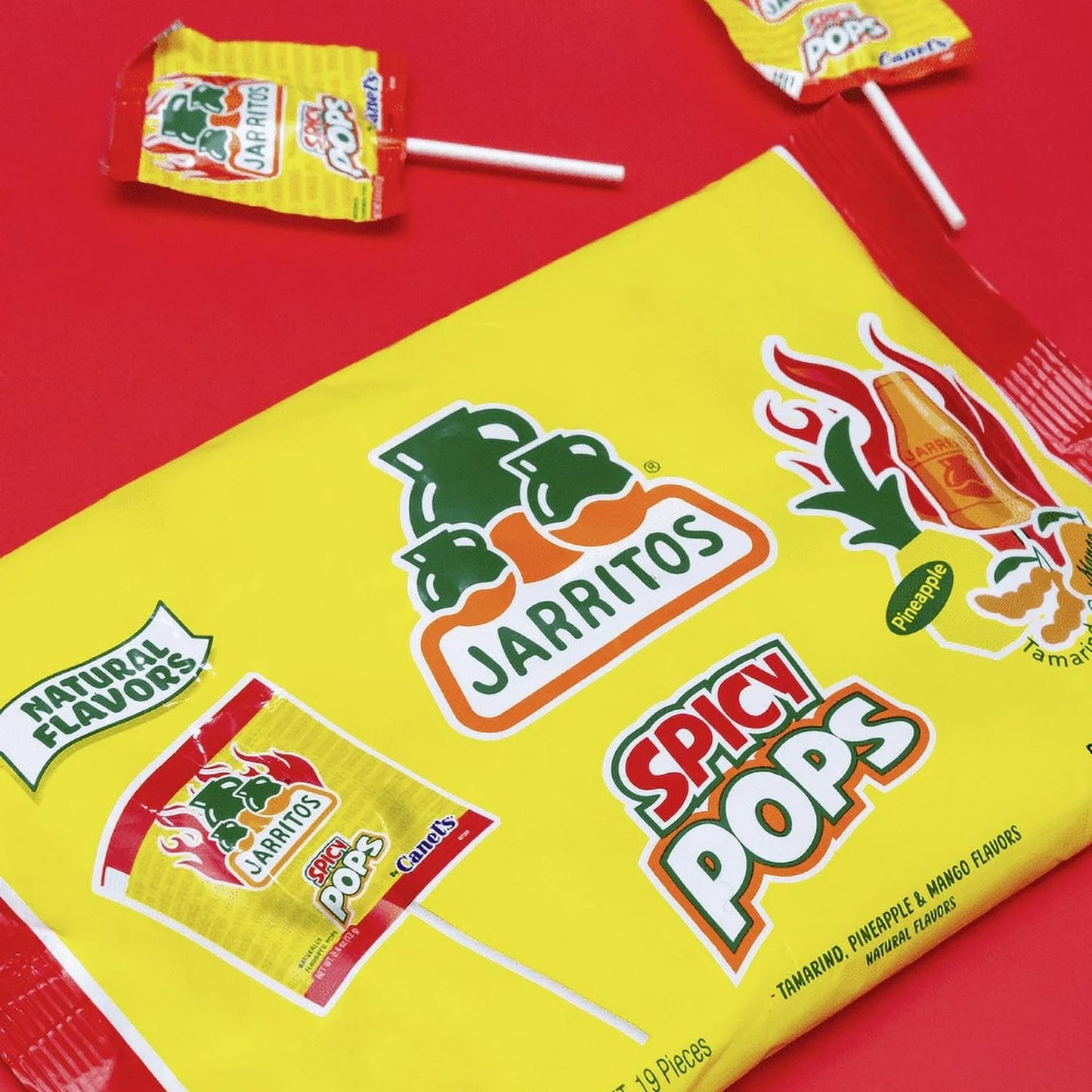 Deal Society Jarritos Spicy Lollipops – 2 Pack Bottle-Shaped Chili Candy   for Snacking & Gifting