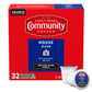Community Coffee House Blend Medium-Dark Roast K-Cup Pods, 32 Count, Single Serve