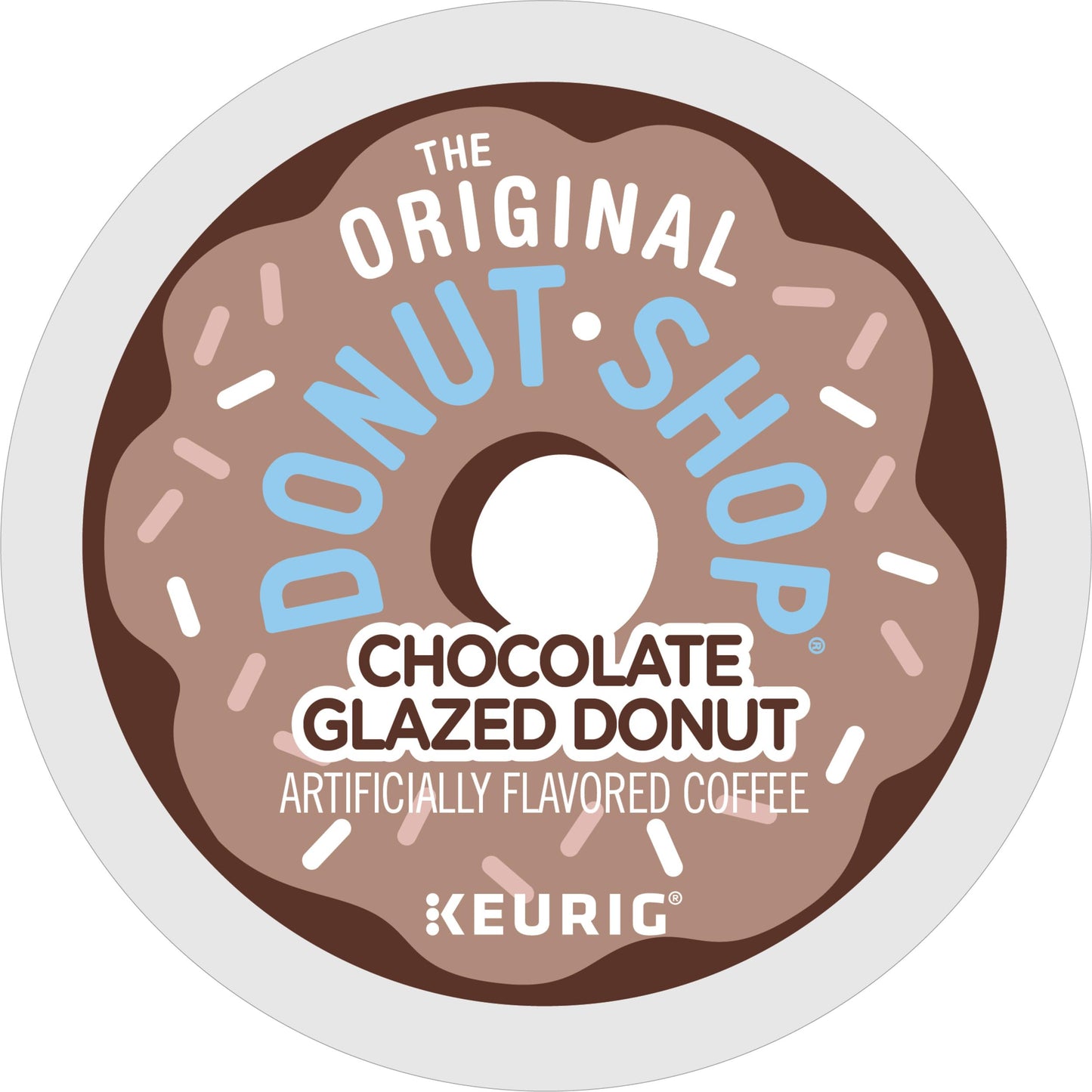 The Original Donut Shop Coffee Chocolate Glazed Donut Keurig Single-Serve K-Cup Pods, Medium Roast Coffee, 96 Count