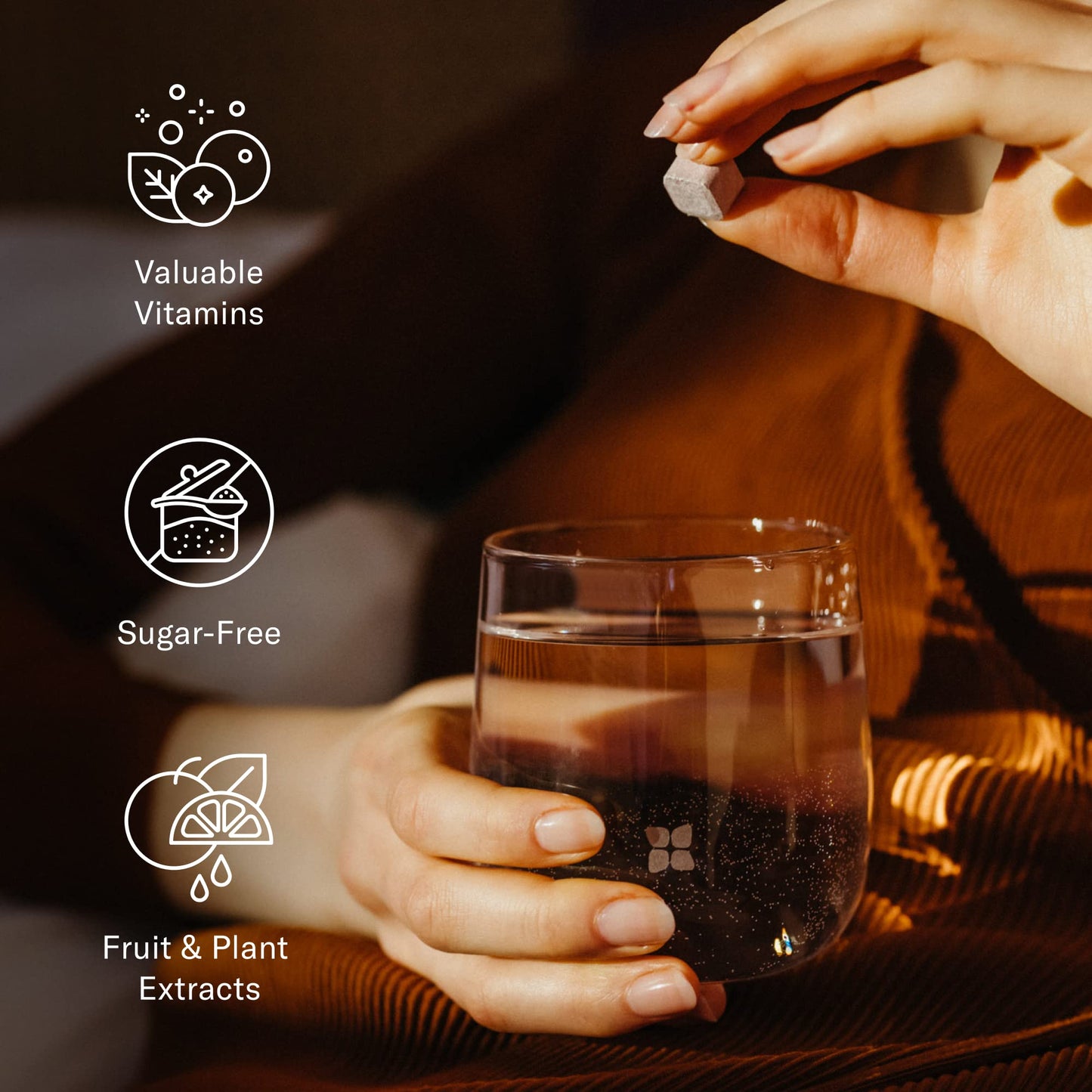 Waterdrop Hydration Cubes, Cucumber Watermelon, Vitamin C, B6 & Biotin, On The Go Water Enhancer Drops for Still & Sparkling Wat