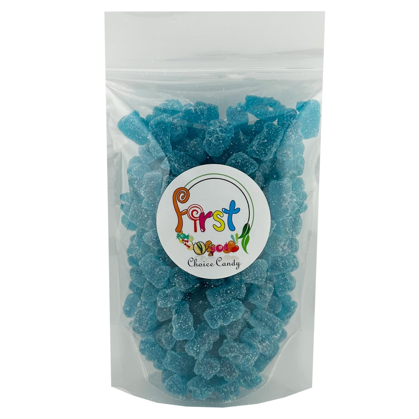 FirstChoiceCandy Fun Sour Gummy Bears (5 Pound (Pack of 1), Sour Blue Raspberry)