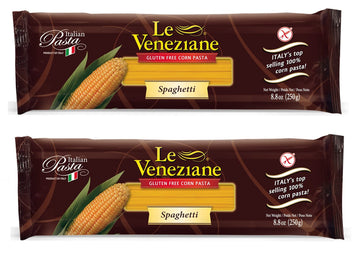 Le Veneziane Gluten-Free Spaghetti, 8.8 oz. (Pack of 2)