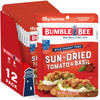 Bumble Bee Sun-Dried Tomato & Basil Seasoned Tuna, 2.5 oz Pouches (Pack of 12) - Ready to Eat - Wild Caught Tuna Packet - 15g Pr