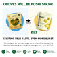 Oloves Green Greek Pitted Olives | Lemon & Rosemary | Vegan, Kosher, Gluten Free + Keto Friendly, Fresh, All Natural Low Calorie Healthy Snacks | (30 Pack, 1.1Oz Bags)