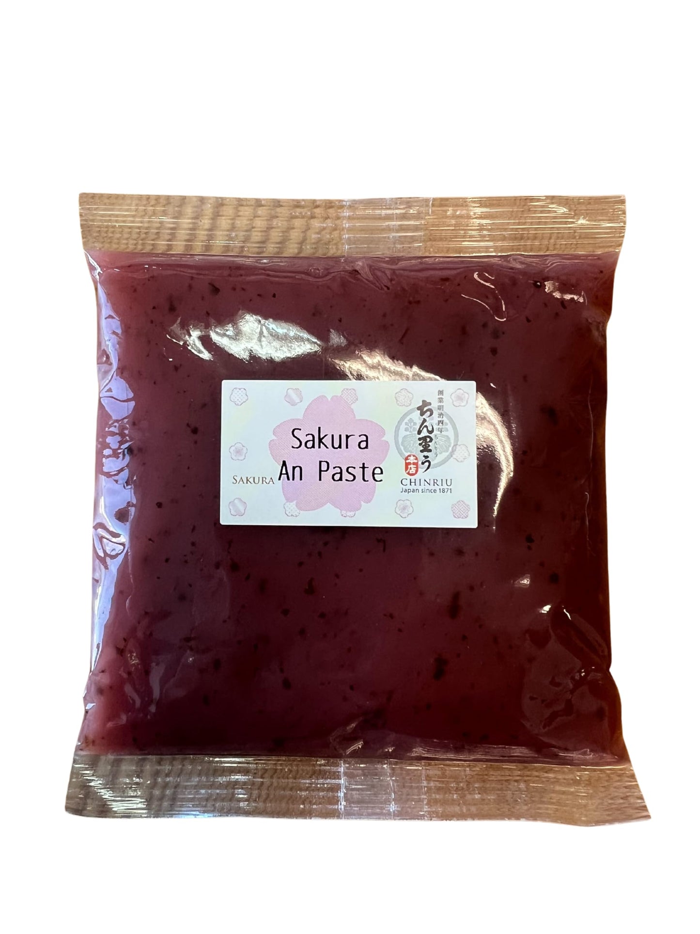 CHINRIU HONTEN | Sweet Sakura Cherry Blossom White Bean Paste SAKURA-AN Ideal for Incorporating into Pastry 250g | 8.8oz