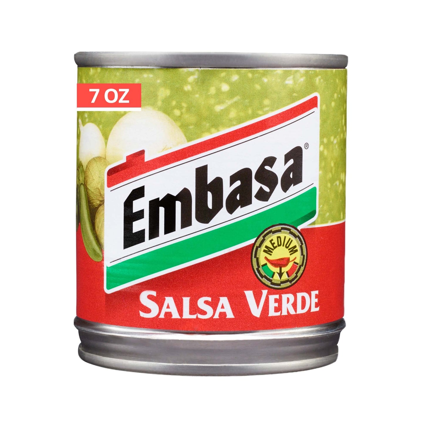 Embasa Salsa Verde, Medium, 7 Oz Can, Pack of 12, Model 07870