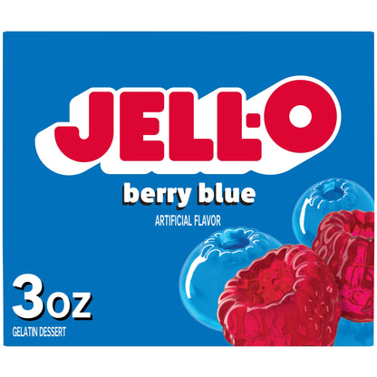 Jell-O Berry Blue Gelatin Mix (3 oz Box)
