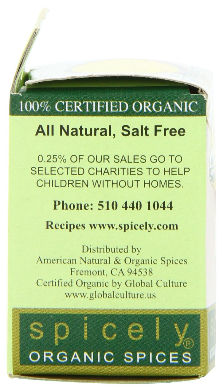 Spicely Organic Curry Powder, 0.6 Ounce (Pack Of 6)