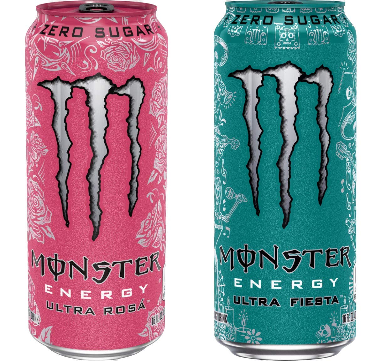 Monster Energy Ultra Zero Sugar Energy Drinks Variety Pack, 6 Cans, 16 Fl Oz Each