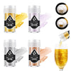 Edible Glitter for Cocktails - 4 Colors Gold Luster Dust Edible Drink Glitter Food Grade Metallic Shimmer Powder Cake Sprinkles 