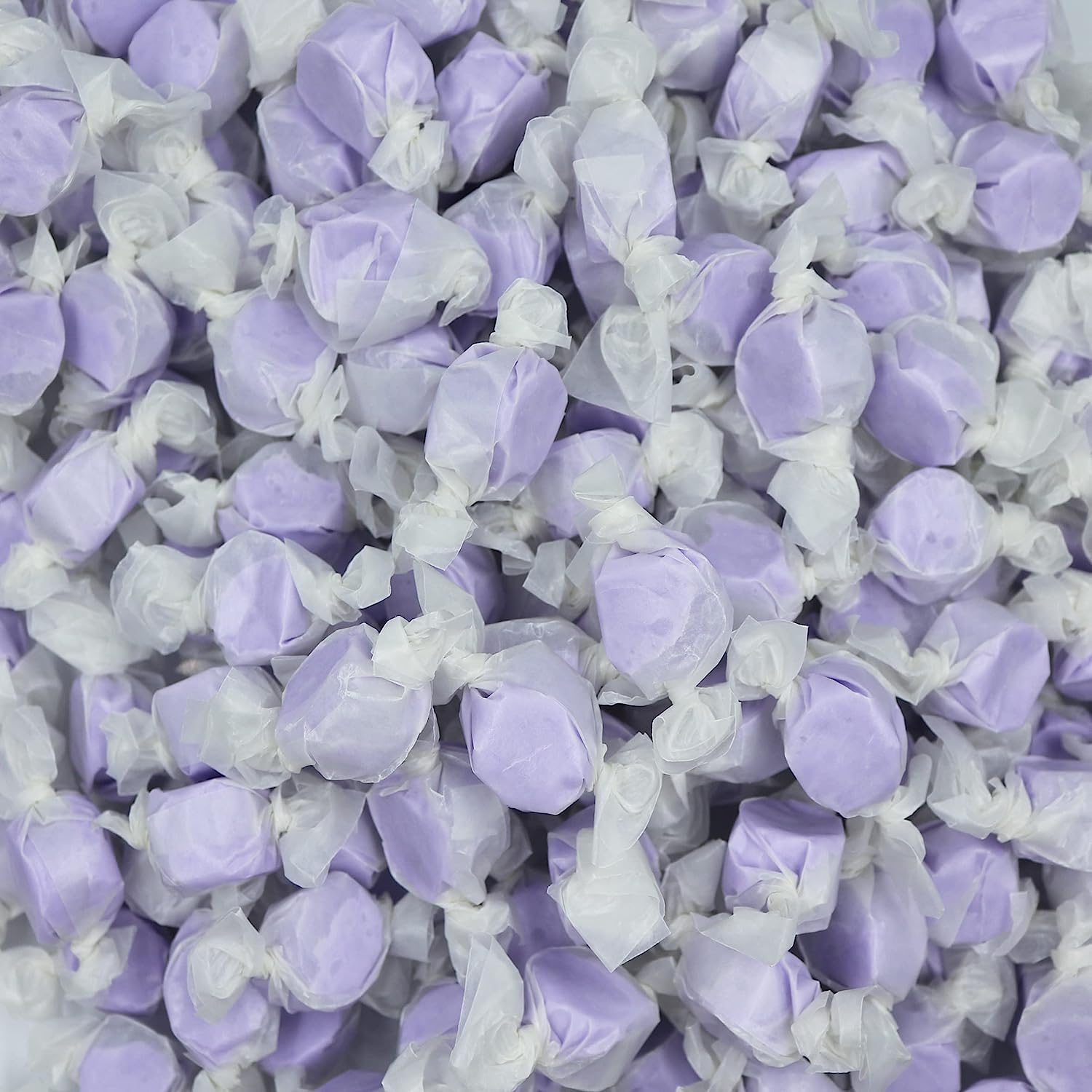 Gourmet Soft and chewy Salt Water Taffy Candies - Individually Wrapped - Bulk bags (Purple Grape, 2 Pound (Pack of 1))