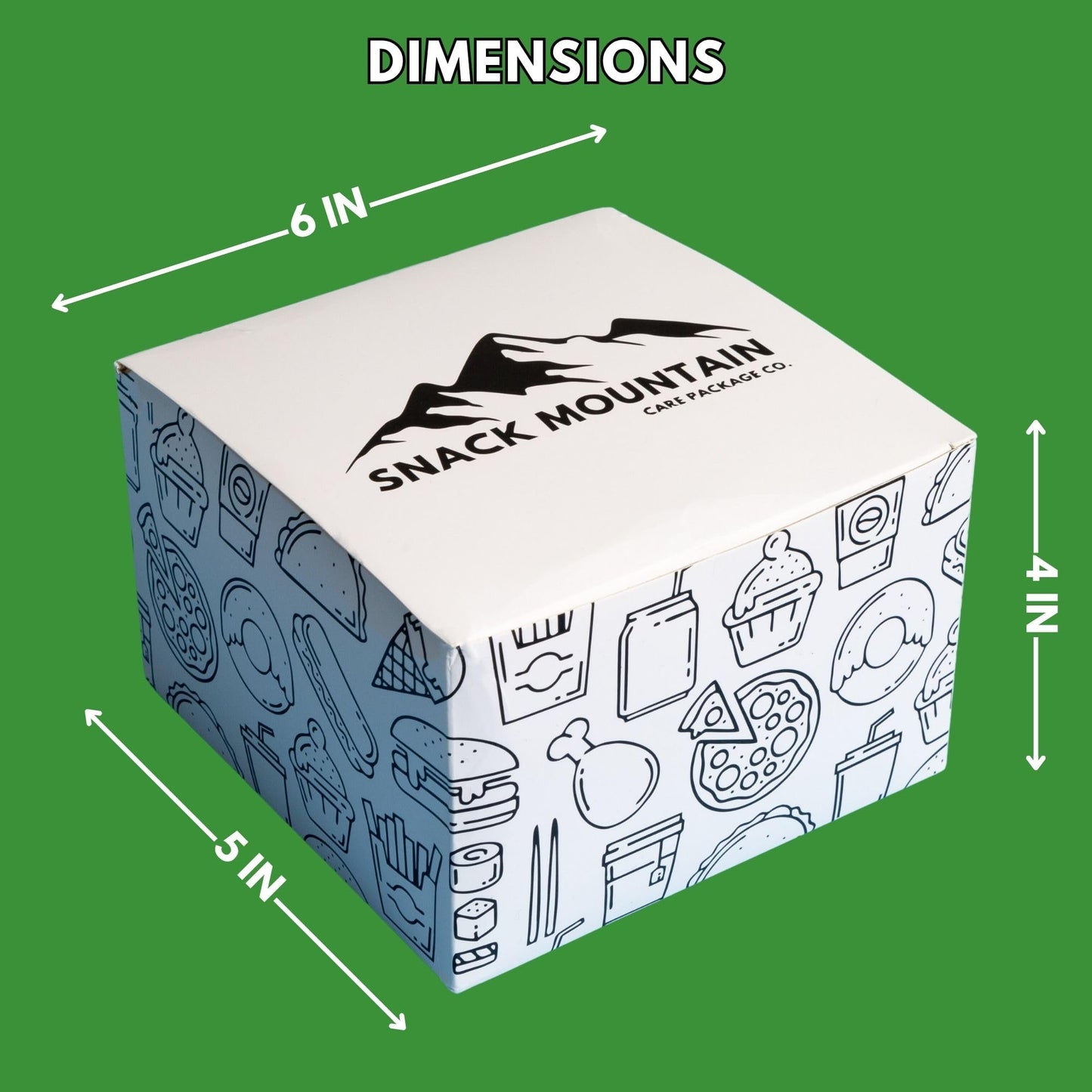 Snack Mountain Snack Box Variety Pack - 25 Piece Assortment for mature-themeds, Teens, College Students, and Kids Care Package