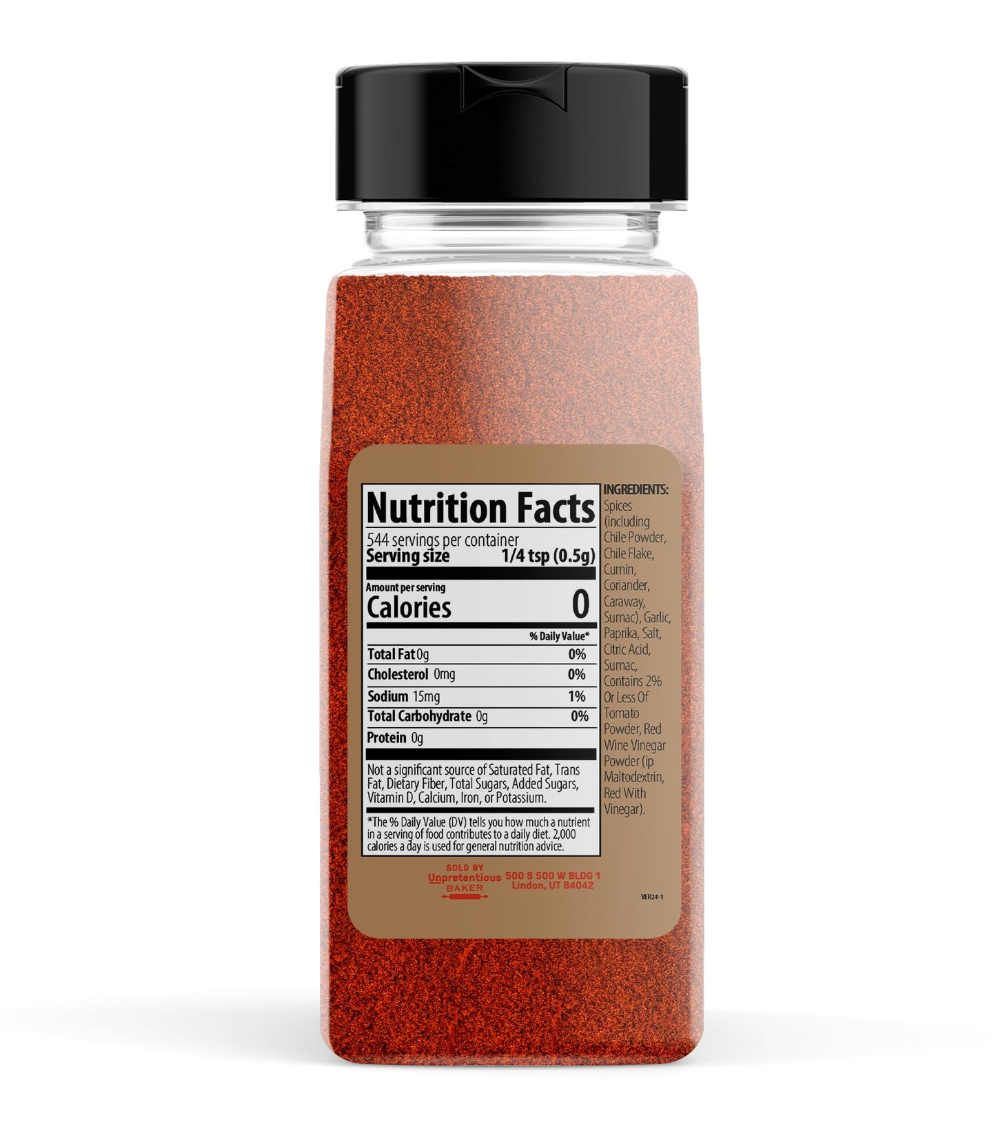 Unpretentious Harissa Seasoning, 2 Cups, Versatile Spice Blend, Smoky Flavor, Bold & Spicy (9.6 Ounce)