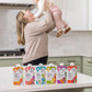 Serenity Kids 7+ Months Baby Food Pouches - Beef Chimichurri 3.5 Oz Pack Of 12-5G Protein Nutrient-Packed Meat Snacks - Bpa-Free Organic Veggie Pouches - On-The-Go Toddler Snacks & Baby Essentials