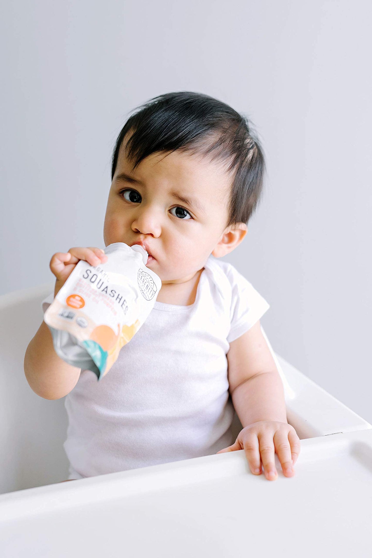 Serenity Kids 6+ Months Squash Veggie Baby Food Puree Pouches - Bpa-Free & Usda Organic & Allergen Free - No Added Sugars - 3.5 Oz 12 Pack