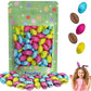 The Dreidel Company Easter Chocolate Eggs, Multicolored Foil Wrapped Milk Chocolate, Kosher Certified Dairy (1 Pound)