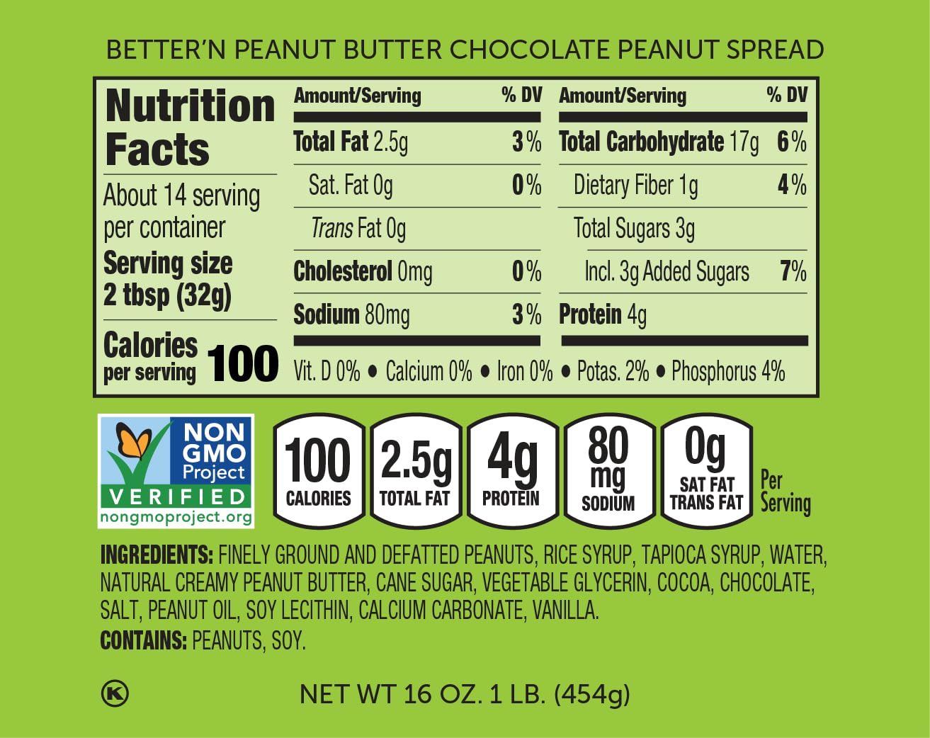 Better’n Peanut Butter Low Fat Peanut Butter Spread Variety Pack, Original, Banana, Chocolate, 16 oz. Glass Jars, Gluten Free, Dairy Free