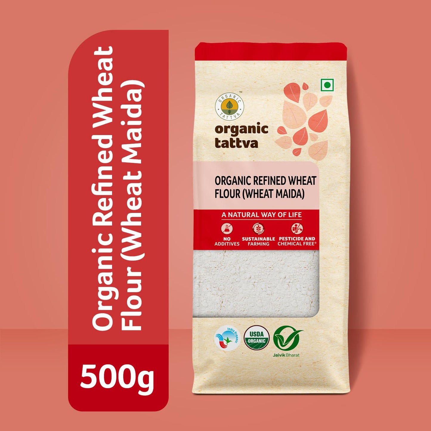 Organic Tattva, Organic Maida 500 Gram