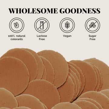 Kalan Chocolate Amaranth Flour Wafer Thins, Vegan And Sugar-Free, Pack Of 6