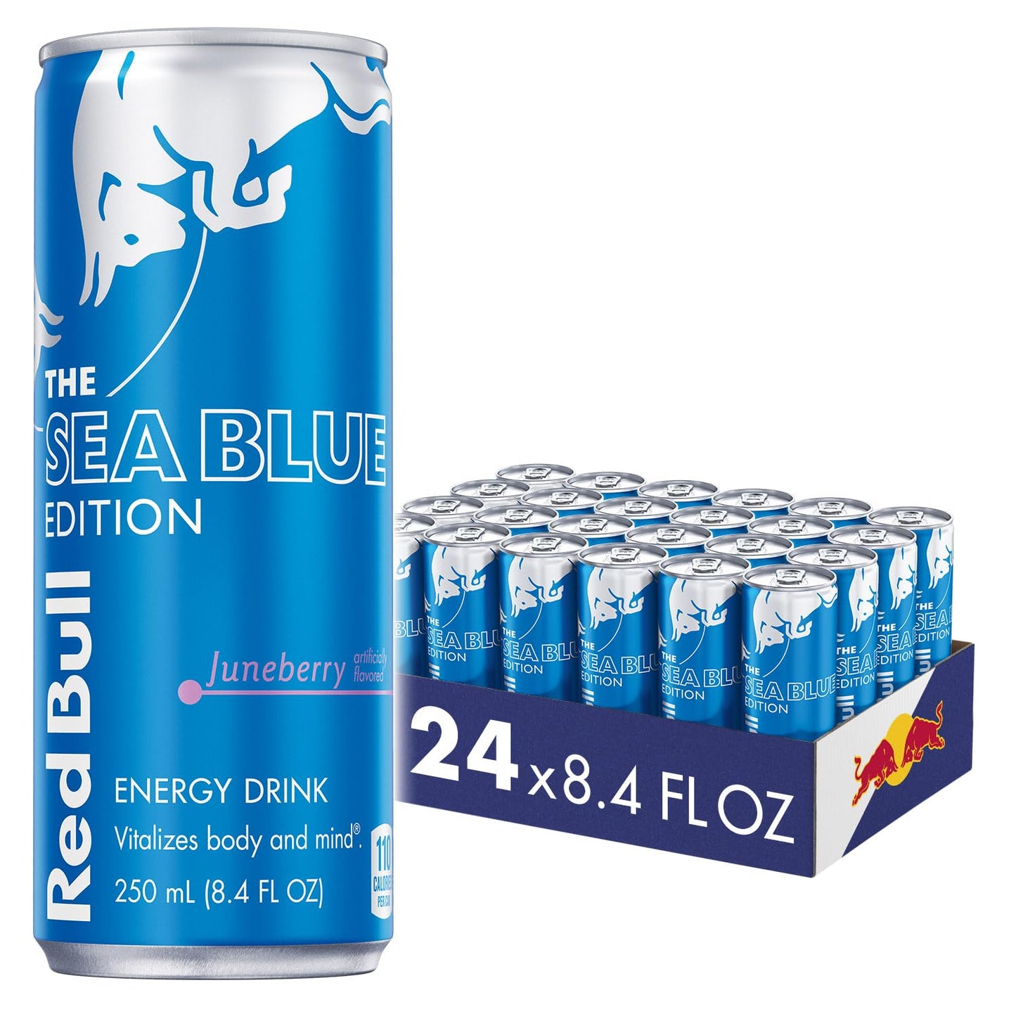 Red Bull Energy Drink Summer Edition Juneberry, 8.4 Fl Oz, 24 Cans, Model RB242559