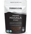 Terrasoul Superfoods Organic Instant Masala Chai, 6.35oz - 30 Servings | Mushroom Coffee Alternative | Energy, Focus, and Immuni