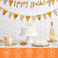 Kasvan Gold Pearl Sugar Sprinkles, 6 Sizes Mix For Cake Decorating, 230G/8.1Oz, Ice Cream Toppings And Cookie Decorating, Weddin