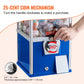 VEVOR Gumball Machine, 25 Height, Coin Operated Dispenser for 230 Capsule Toys, Blue