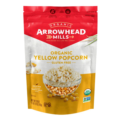 Arrowhead Mills Organic Yellow Popcorn, 28 oz