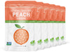 Natures Turn Freeze-Dried Peach Crisps - Healthy, Gluten-Free, Crispy & Delicious, Plant-Based Snack, Ideal for Cereal, Smoothie