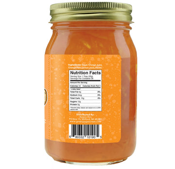 Green Jay Gourmet Orange Marmalade - All-Natural Orange Jam - Vegan, Gluten- Free Marmalade - Contains No Preservatives Or Corn