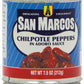San Marcos Chilpotle Peppers in Adobo Sauce, 7.5 Oz., (Pack of 4 Cans)