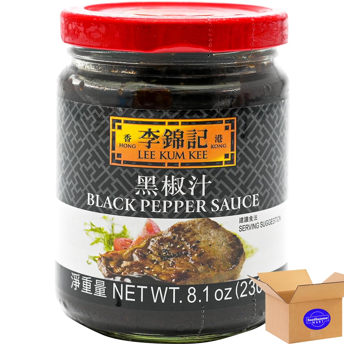 lkk Black Pepper Sauce 8.1oz /230g pack of 1