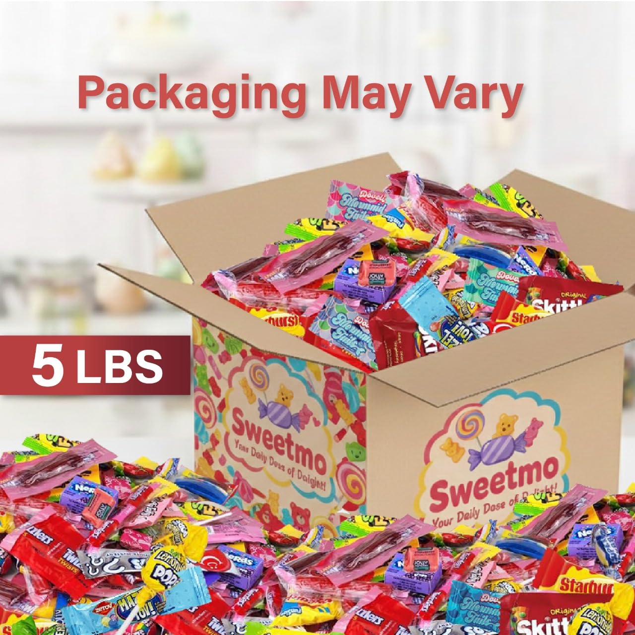 Bulk Candy Individually Wrapped - 5 Pounds candy variety pack  Big Bulk Candies for Pinatas  Gifting  Christmas  Hollidays  Birthdays  Offices  Gift