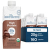 KATE FARMS Organic High Protein Chocolate Nutrition Shake  25g Protein  6g Fiber  27 Vitamins and Minerals  0g Sugar  Protein Drink  11 oz (12 Pack)
