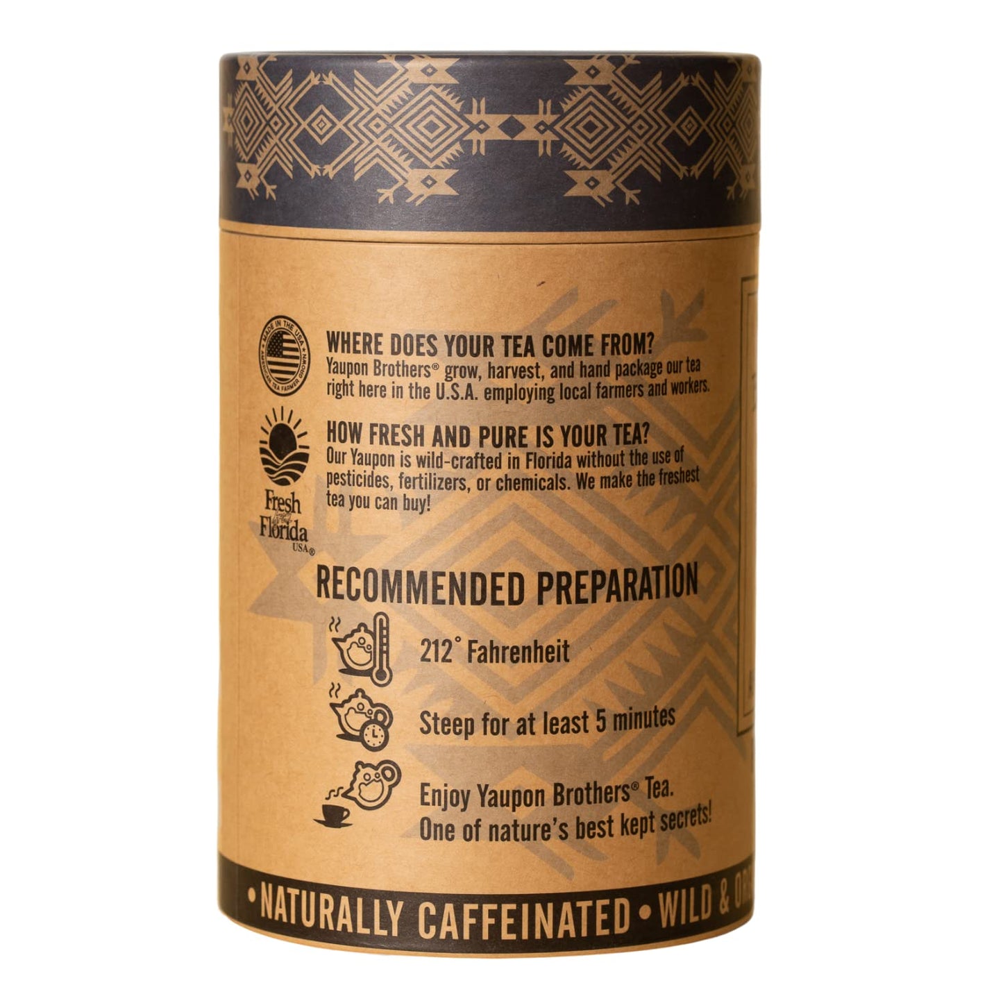 Revive Mint Yaupon Tea – Yaupon Brothers – Wild-Crafted, Naturally Caffeinated – Antioxidant-Rich – Florida Grown Superfood – 16 Natural Fiber Tea Bags