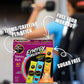 4C Energy Rush Stix Variety Pack, 40 Count, Sugar Free Water Flavoring Packets, On the Go, Model -102021-v5
