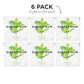 SIMPLY Gum Spearmint, Plastic-Free Natural Chewing Gum, 6 Pack (90 Pieces) | Vegan, Kosher, Non GMO, Aspartame Free and Sorbitol
