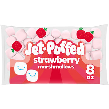 Kraft Jet Puffed Strawberry Marshmallows 8 Oz